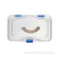 Customized Logo HN-106 Dental Clear Hinged Membrane Box